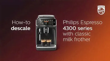 Philips 4300 CMF - how to descale