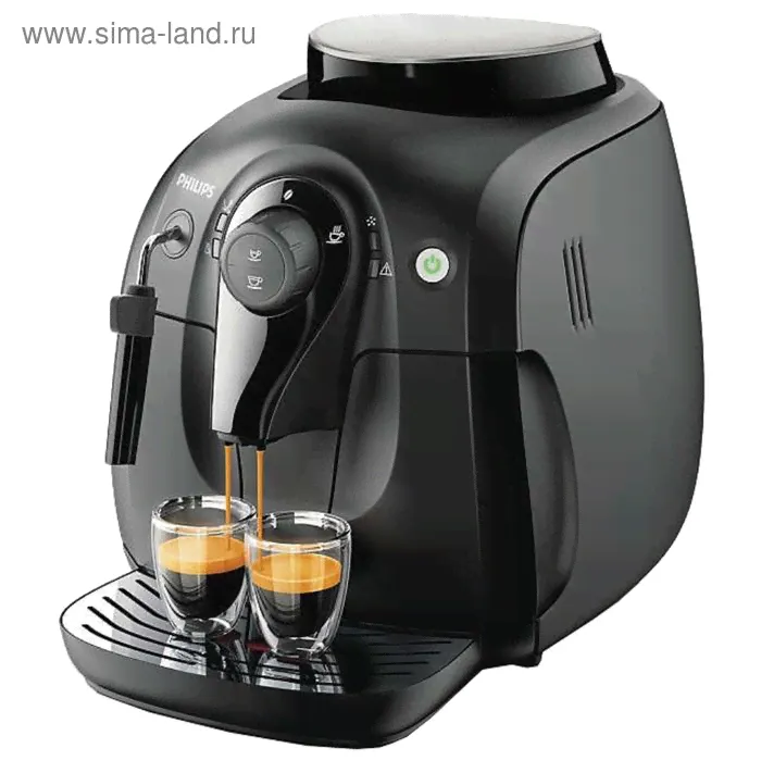 Кофемашина Philips Saeco HD8649/01, автоматическая, 1400 Вт, 1 л, чёрная