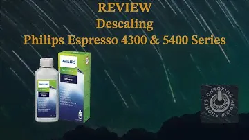 How to descale Philips Espresso Machine - Descaling Philips Espresso 4300 & 5400 Series
